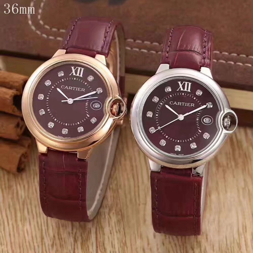 カルティエ時計正面デザイン